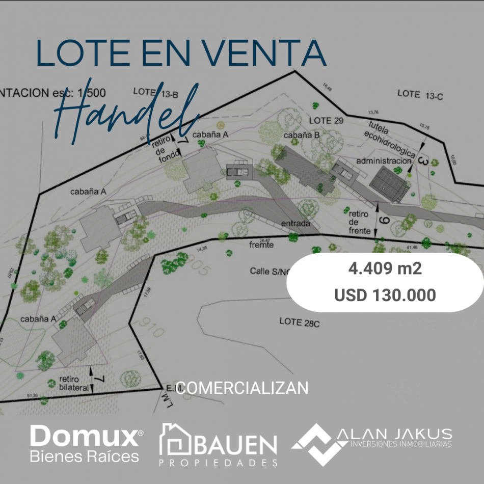 Lote en Venta en Handel - San Martin de Andes - SuperficieTotal 4.409 m2