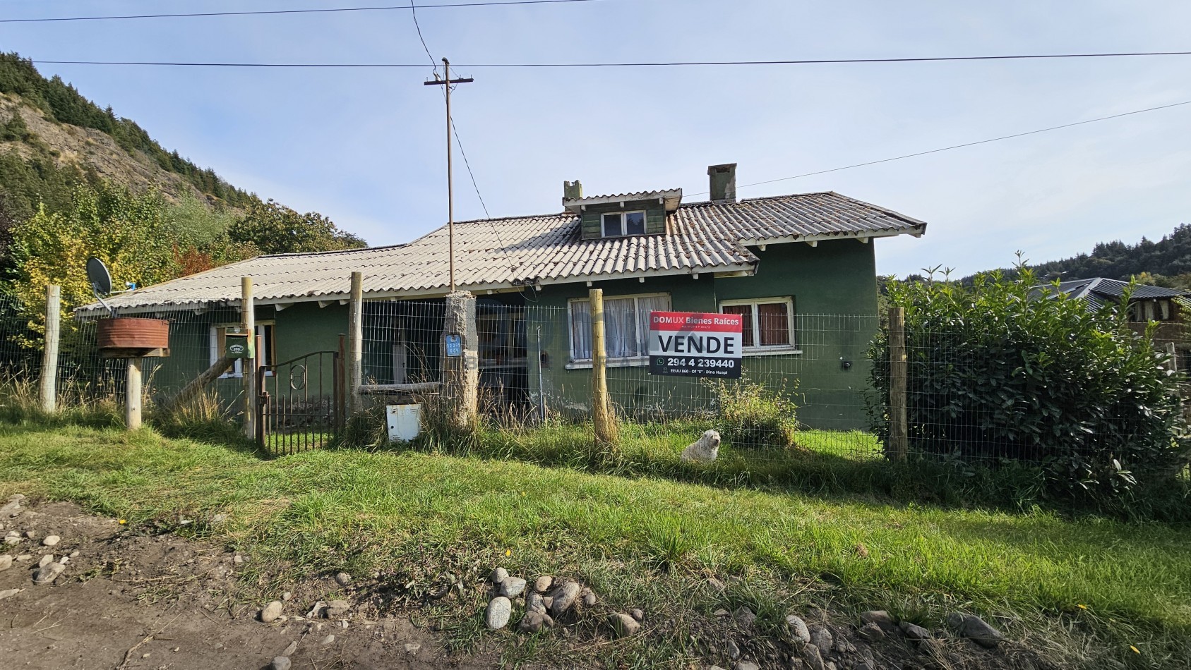 Amplio lote con casa