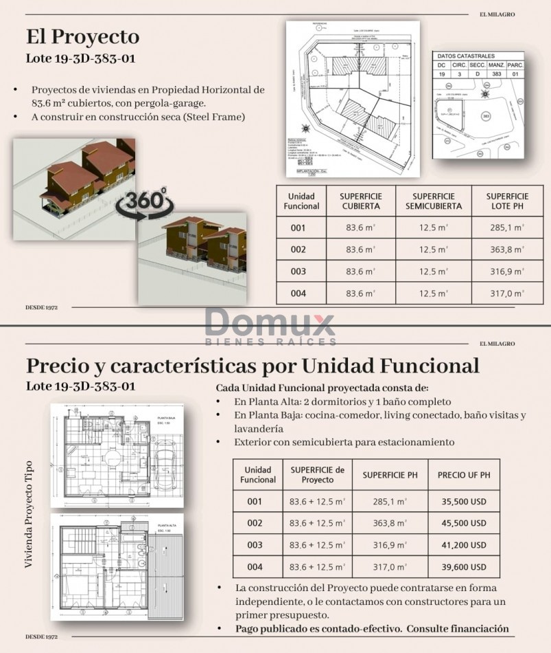 LOTE UF 1 en Colibris y Ñandu - Dina Huapi- Urbanizacion " El Milagro" -  FINANCIACION-