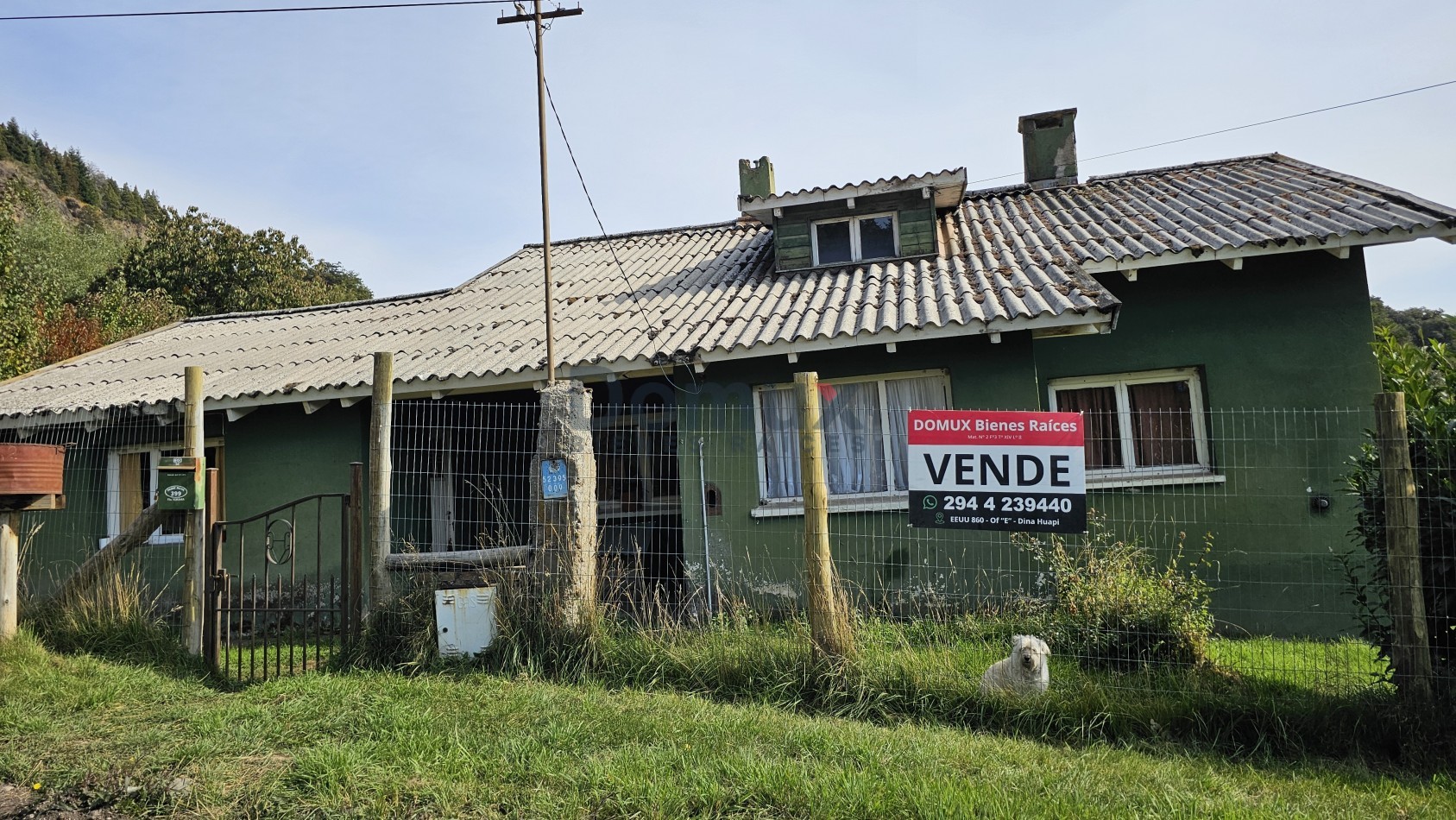 Amplio lote con casa